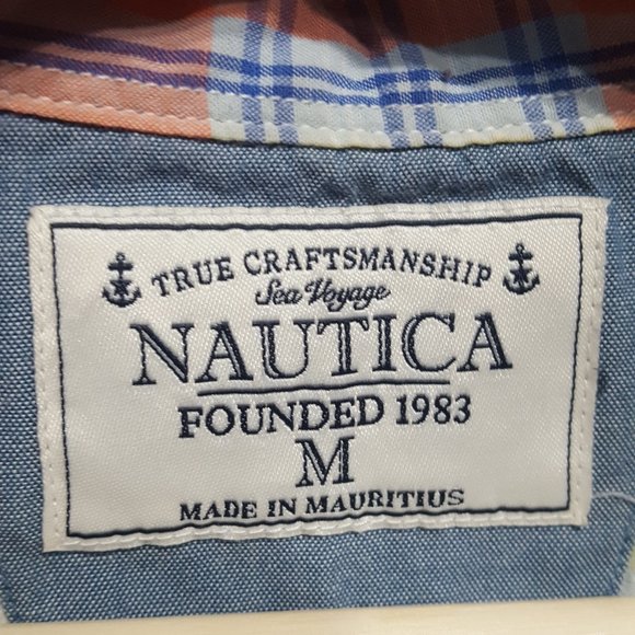 Nautica Men's Plaid Button Down Shirt - Picture 5 of 7